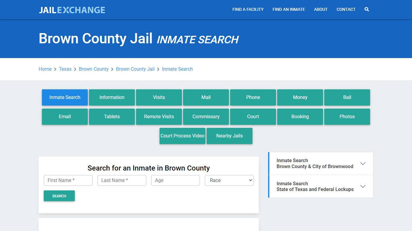 Brown County Jail, TX Inmate Search: Roster & Mugshots